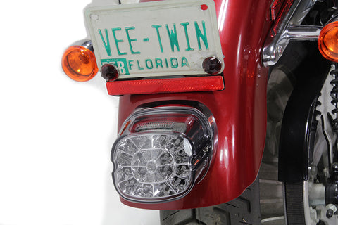 Lay Down Tail Lamp Assembly Smoked LED - V-Twin Mfg.