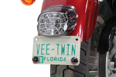 Lay Down Tail Lamp Assembly Smoked LED - V-Twin Mfg.