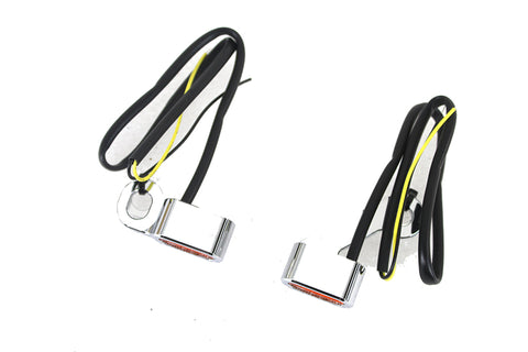 Chrome LED Turn Signal Set - V-Twin Mfg.