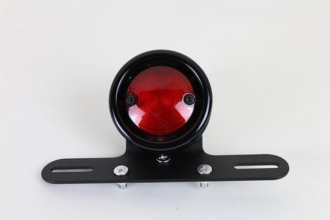 LED Round Tail Lamp Assembly Black - V-Twin Mfg.