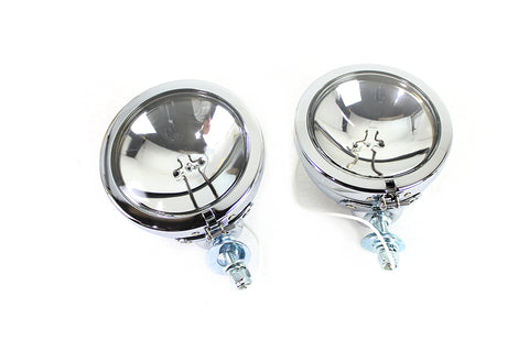 4-1/2 inch Spotlamp Set with 12 Volt Bulb - V-Twin Mfg.