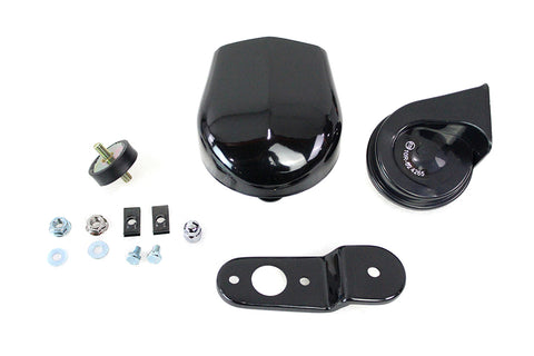 Softail Horn Kit with Black Cover - V-Twin Mfg.