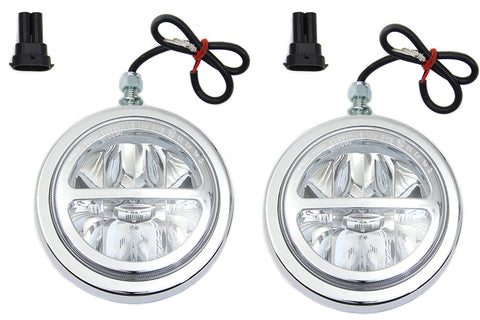 4-1/2 inch LED Spotlamp Set - V-Twin Mfg.