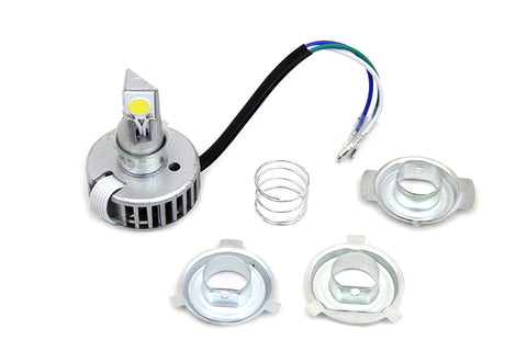 White LED H4 Replacement Bulb Kit - V-Twin Mfg.