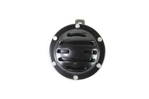 Slotted Style 12 Volt Horn Black - V-Twin Mfg.
