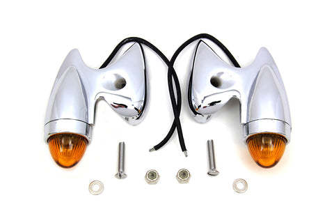 Gunner Style Marker Lamp Set - V-Twin Mfg.