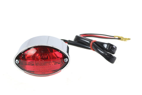 Micro Cateye Tail Lamp Chrome - V-Twin Mfg.