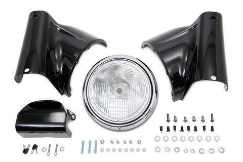 Black Headlamp Cowl Kit - V-Twin Mfg.