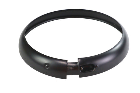 7 inch Headlamp Black Outer Rim - V-Twin Mfg.
