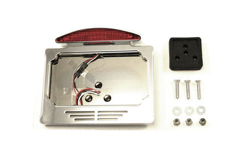 Chrome Billet Fender Mount LED Tail Lamp Slice Type - V-Twin Mfg.
