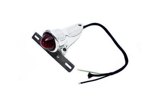 Bates Bobber Tail Lamp Assembly Polished Alloy - V-Twin Mfg.