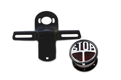 Chrome Tail Lamp Kit Round Style - V-Twin Mfg.