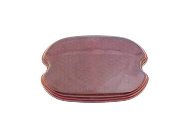 Replica Tail Lamp Lens Glass Red - V-Twin Mfg.