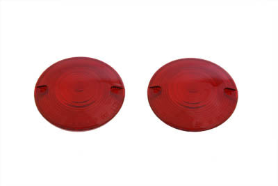 Turn Signal Lens Set Red Front - V-Twin Mfg.
