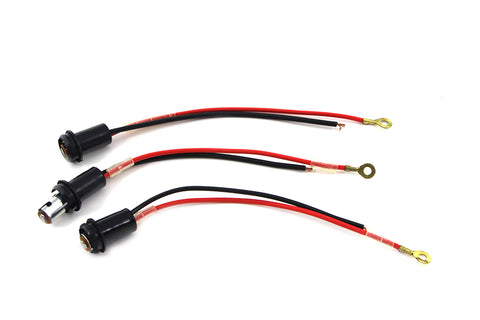 Plastic Indicator Lamp Socket Set - V-Twin Mfg.