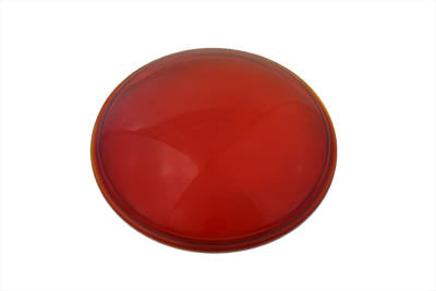 Red Glass Spotlamp Lens - V-Twin Mfg.