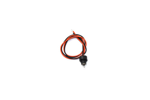 Black Indicator Lamp Socket for Speedometer and Tachometer - V-Twin Mfg.