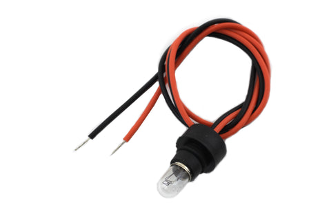 Indicator Lamp Socket for Speedometer and Tachometer Black - V-Twin Mfg.