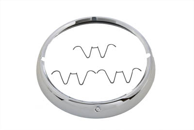 Outer Headlamp Trim Rim Chrome - V-Twin Mfg.