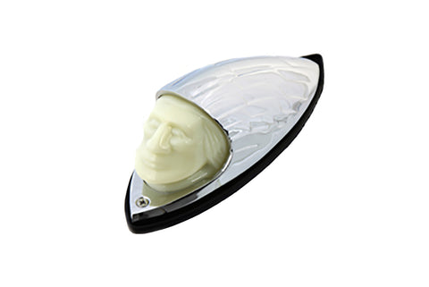 Indian Face Front Fender Lamp - V-Twin Mfg.