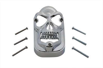 Skull Tail Lamp Cover without Blue Dot - V-Twin Mfg.