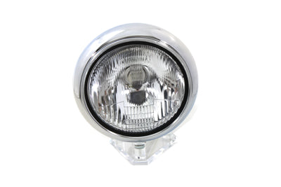 7 inch Headlamp Assembly H-4 Type Chrome - V-Twin Mfg.