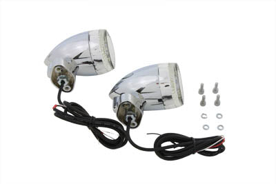 Bullet Turn Signal Set with FL Mount - V-Twin Mfg.