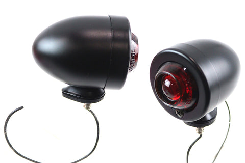 Bullet Lamp Set Black - V-Twin Mfg.