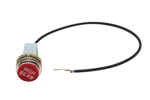 Indicator Lamp High Beam Type Red - V-Twin Mfg.