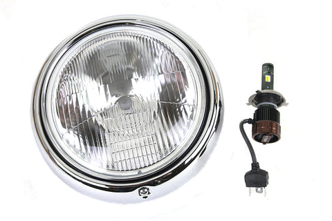 7 inch LED/H-4 Headlamp Unit - V-Twin Mfg.