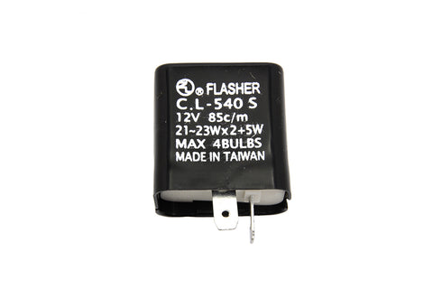 12 Volt 2 Pin Flasher Unit - V-Twin Mfg.