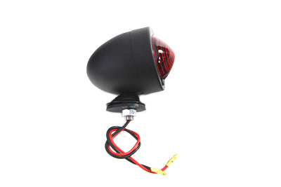 Black Bullet Red Marker Lamp Dual Filament - V-Twin Mfg.