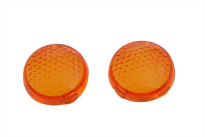 Turn Signal Lens Set Torpedo Style Amber - V-Twin Mfg.