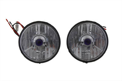 4-1/2 inch Spotlamp Tri-Bar Halogen Bulb - V-Twin Mfg.