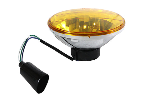 7 inch Round Headlamp Sealed Beam - V-Twin Mfg.