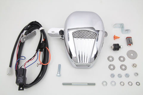 Jims Forceflow Cylinder Head Cooler Kit Chrome - V-Twin Mfg.