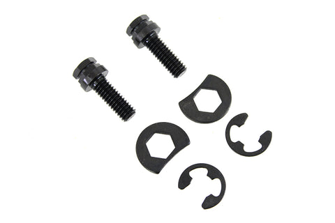 Exhaust Pipe Locking Bolt Mounting Kit Black Oxide Plated - V-Twin Mfg.