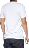 100% Tech Surman T-Shirt - White - Large 35031-000-12