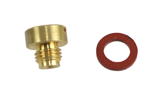 Linkert Carburetor Bowl Drain Plug and Gasket Kit - V-Twin Mfg.