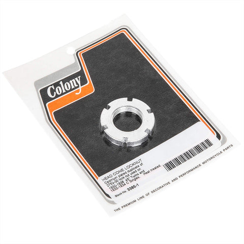 Stem Head Cone Lock Nut Cadmium - V-Twin Mfg.
