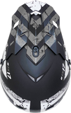 AFX FX-17Y Helmet - Attack - Matte Black/Silver - Small 0111-1399