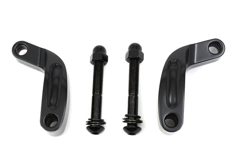 Black Prime Mirror Relocation Kit - V-Twin Mfg.