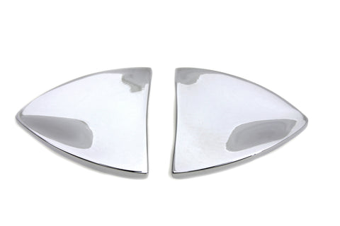 Chrome Mirror Block Off Plate Set - V-Twin Mfg.