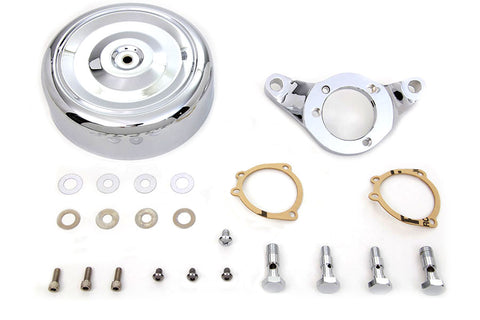 Chrome Wyatt Gatling Air Cleaner Assembly - V-Twin Mfg.
