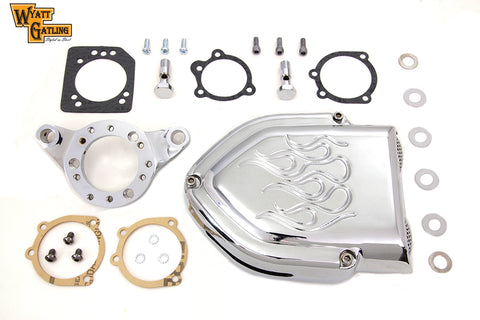 Chrome Wyatt Gatling Air Cleaner Kit - V-Twin Mfg.