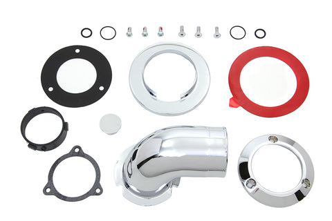 Heavy Breather Air Cleaner Kit Chrome - V-Twin Mfg.