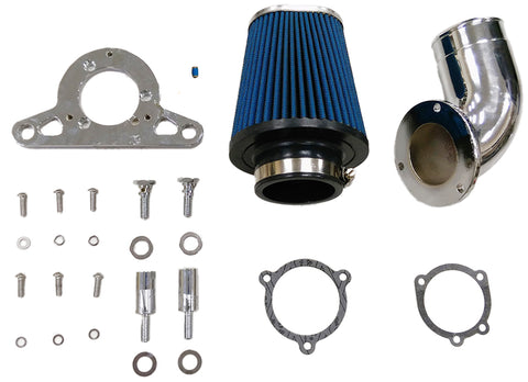 Heavy Breather Performance Air Cleaner Kit Chrome - V-Twin Mfg.