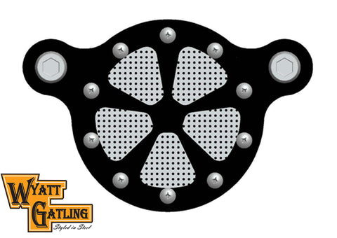 Wyatt Gatling Air Cleaner Kit Black - V-Twin Mfg.