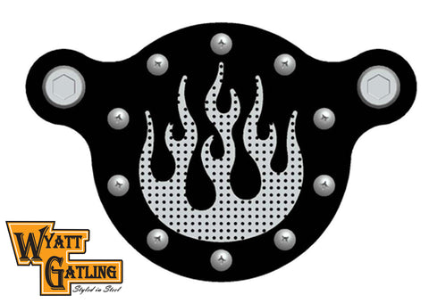 Wyatt Gatling Air Cleaner Kit Chrome - V-Twin Mfg.