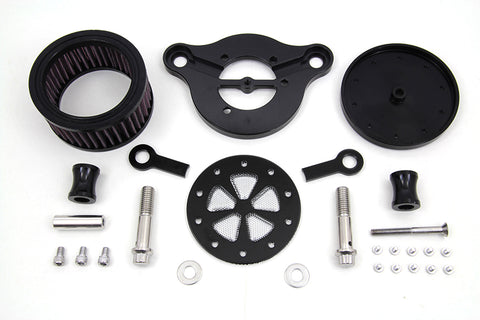 Wyatt Gatling Air Cleaner Kit Black - V-Twin Mfg.